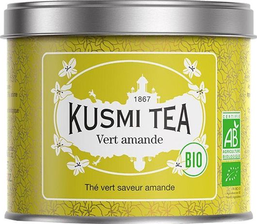 Βιολογικό Πράσινο Τσάι με Αμύγδαλα Kusmi Tea Green Almond 100g