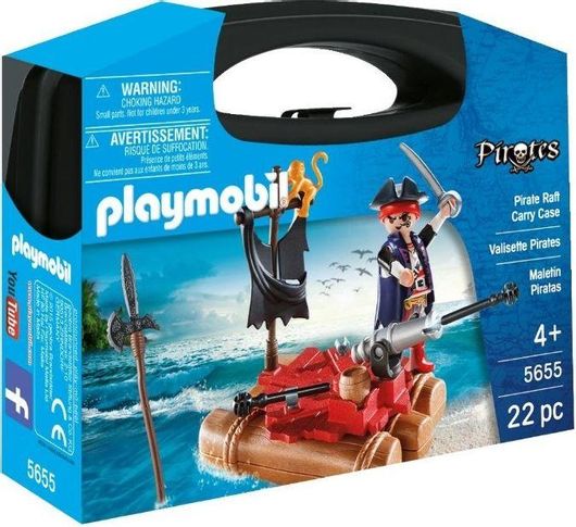 Playmobil Βαλιτσάκι Pirates Πειρατής Σχεδία για 4 ετών