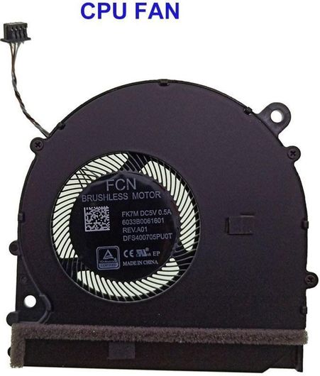 Ανεμιστηράκι Laptop - CPU Cooling Fan Xiaomi NoteBook PRO15.6 mi air Pro 15.6" FK7M 6033B0061601 DFS400705PU0T ND55C05-17E22 6033B0059201 (Κωδ. 80588)