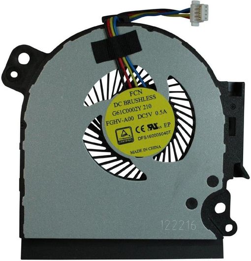 Ανεμιστηράκι Laptop - CPU Cooling Fan Toshiba SATELLITE PRO A50-C-1G9 PRO A50-C-1GC PRO A50-C-1GD PRO A50-C-1GH PRO A50-C-1GL PRO A50-C-1GW PRO A50-C-1MW PRO A50-C-204 PRO A50-C-206 PRO A50-C-207 PRO A50-C-24C PRO A50-C-24W PRO A50-C-25(Κωδ. 80484)
