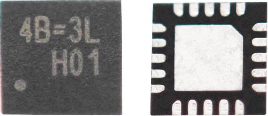 Controller IC Chip - MOSFET RT8207PGQW RT8207P 4B= chip for laptop - Ολοκληρωμένο τσιπ φορητού υπολογιστή (Κωδ.1-CHIP0915)