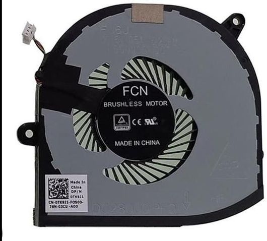 Ανεμιστηράκι Laptop - CPU Cooling Fan Dell XPS15 9560 8R2V8 08R2V8 0VJ2HC VJ2HC TK9J1 FJ6P FJ6J (Κωδ. 80495)