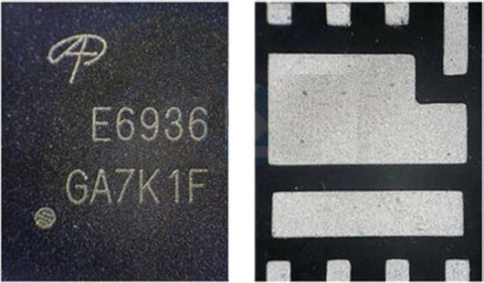 Controller IC Chip - 30V Dual Asymmetric N-Channel MOSFET E6936 AOE6936 A0E6936 AO6936 6936  chip for laptop - Ολοκληρωμένο τσιπ φορητού υπολογιστή (Κωδ.1-CHIP0219)
