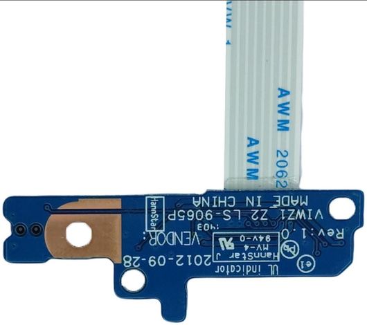 Power Button Board - Power Button Board with Cable for Lenovo Ideapad Z400 Z500 P400 P500 LS-9065P NBX00019B00 (Κωδ. 1-BRD071)