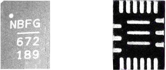 Controller IC Chip - MOSFET NB672GLZ NB672GL NB672G chip for laptop - Ολοκληρωμένο τσιπ φορητού υπολογιστή (Κωδ.1-CHIP0750)