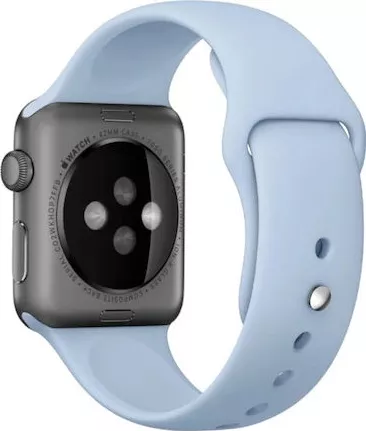Λουράκι Bikson για Apple Watch 42 / 44 / 45 / 49mm Πλαστικό Γαλάζιο