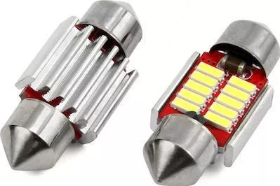 Λάμπες Αυτοκινήτου C5W Canbus LED 5600K 2W Σετ 2τμχ 39mm Ψυχρό Λευκό