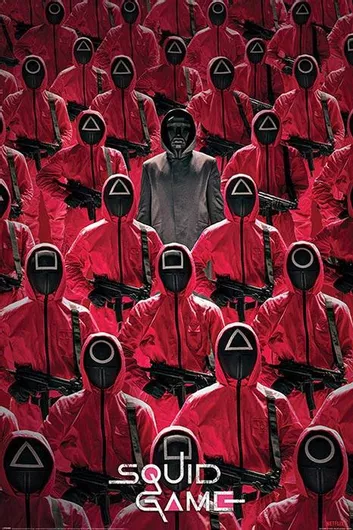 Αφίσα Pyramid International Squid Game Crowd 61x91.5cm