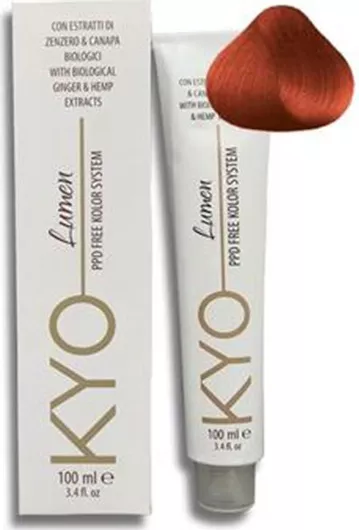 Μόνιμη Βαφή Μαλλιών KYO Χωρίς Αμμωνία 7.44 Ξανθό Μεσαίο Έντονο Μπρονζέ 100ml