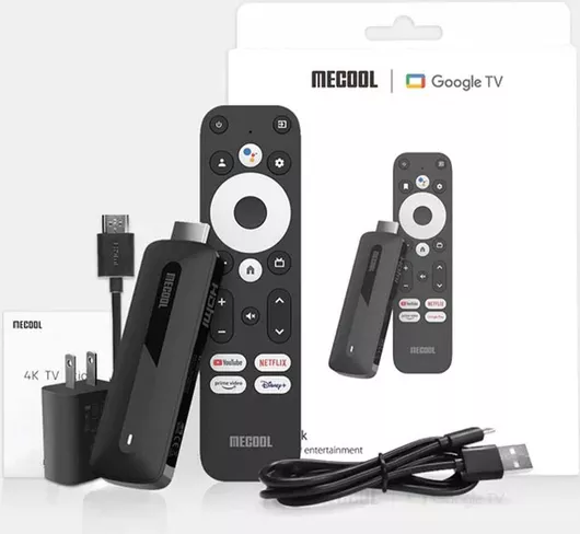 Mecool Smart TV Stick KD3 2GB/16GB 4K UHD με Bluetooth/Wi-Fi/HDMI & Google Assistant