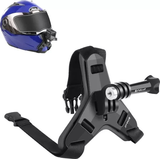 Βάση Στήριξης Action Cameras Puluz PU579B για Κράνος με Ιμάντα Universal