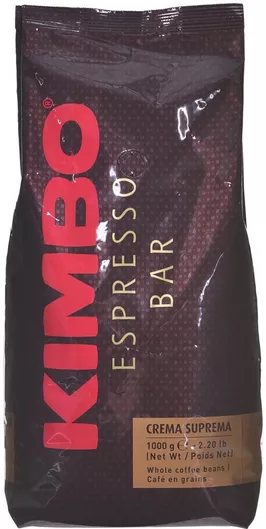 Καφές Espresso Kimbo Crema Suprema σε Κόκκους 1000gr