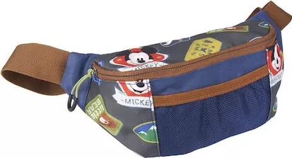 Παιδικό Τσαντάκι Μέσης Mickey Mouse Clubhouse 27x9x15cm Μπλε