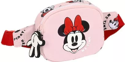 Παιδικό Τσαντάκι Μέσης Minnie Mouse Me Time 14x11x4cm Ροζ
