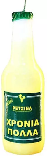 Πασχαλινή Λαμπάδα Ρετσίνα Χειροποίητη 18x6cm Πράσινο