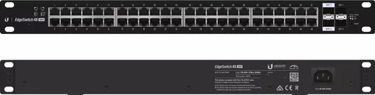 Switch Ubiquiti EdgeES-48-500W Managed L3 με 48 Θύρες Ethernet & 4 Θύρες SFP