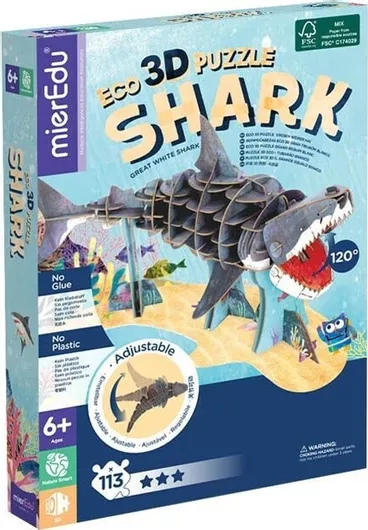 Puzzle Καρχαρίας 3D 113 Κομμάτια