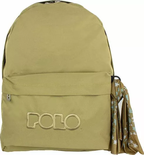 Σχολική Τσάντα Γυμνασίου / Λυκείου Πλάτης Polo Original Double 600D Πράσινο