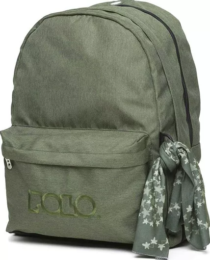 Σχολική Τσάντα Γυμνασίου / Λυκείου Πλάτης Polo Original Double 600D Πράσινο