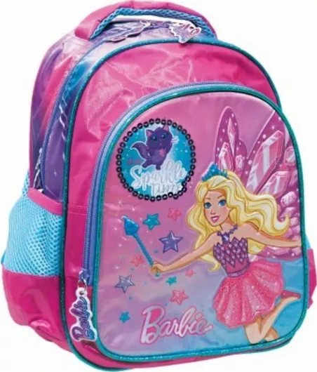 Σχολική Τσάντα Νηπιαγωγείου Πλάτης Gim Barbie Sparkle Time Φούξια