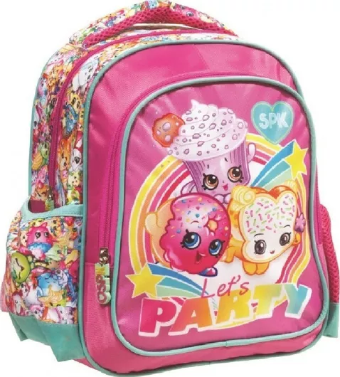 Σχολική Τσάντα Νηπιαγωγείου Πλάτης Gim Shopkins Let's Party Ροζ