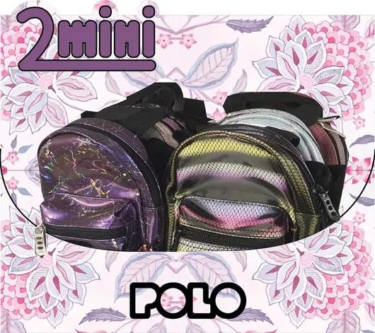 Σχολική Τσάντα Νηπιαγωγείου Πλάτης Polo Mini 2 Πολύχρωμο
