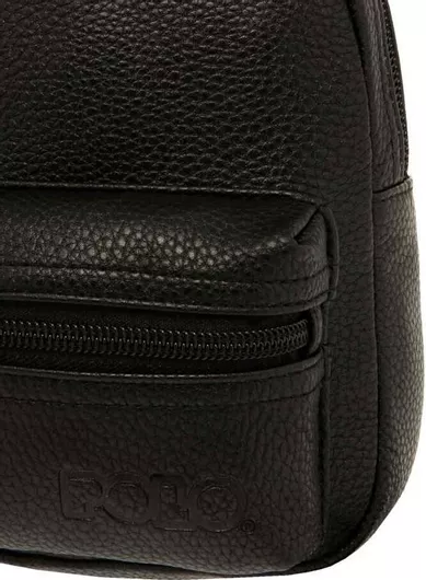 Σχολική Τσάντα Νηπιαγωγείου Πλάτης Polo Mini Μαύρο