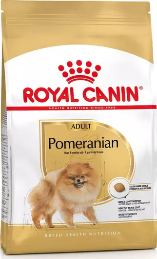 Royal Canin Adult Pomeranian 3kg Ξηρά Τροφή χωρίς Γλουτένη για Ενήλικους Σκύλους Μικρόσωμων Φυλών με Λαχανικά, Ρύζι και Πουλερικά