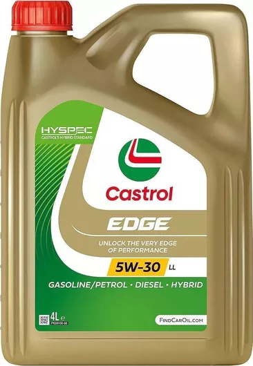 Λάδι Αυτοκινήτου Castrol Συνθετικό Edge 5W-30 LL 4lt