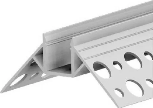 Προφίλ Αλουμινίου Ταινίας LED Cubalux Χωνευτό με Οπάλ Κάλυμμα για Γυψοσανίδα 200x5x2.2cm