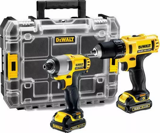Σετ Δραπανοκατσάβιδο & Παλμικό Κατσαβίδι Dewalt 10.8V με 2 Μπαταρίες 2Ah & Θήκη