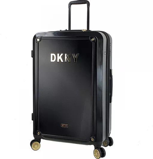 Βαλίτσα Ταξιδίου DKNY Μεγάλη Σκληρή Ύψους 71cm με 4 Ρόδες Μαύρο