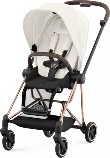Καρότσι Μωρού Cybex Mios Ρυθμιζόμενο από 0+ Μηνών Off White & Rosegold
