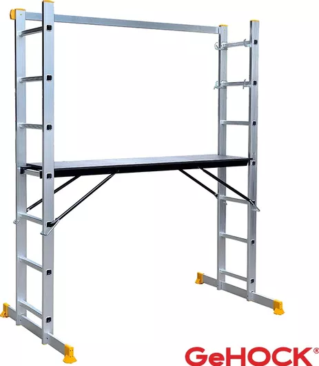 Διπλή Σκάλα GeHock 617007 Αλουμινίου 2x7