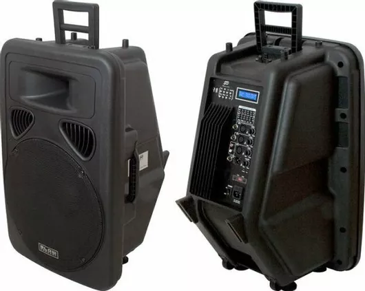 Ηχείο PA Blow Αυτοενισχυόμενο RBW-152 200W με Woofer 15" 44x43x69cm Μαύρο