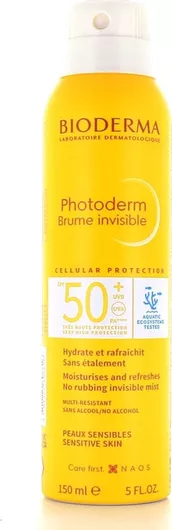 Bioderma Photoderm Brume Invisible Αντηλιακό Mist Προσώπου και Σώματος SPF50+ 150ml
