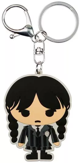 Μπρελόκ Karactermania Wednesday Chibi Μαύρο