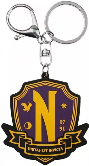 Μπρελόκ Karactermania Wednesday Emblem Πολύχρωμο