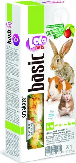 Τροφή για Τρωκτικά Lolo Pets Smakers Apple 90gr