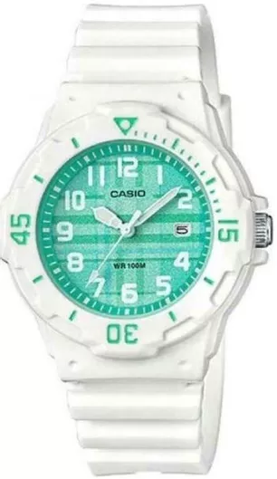 Γυναικείο Ρολόι Casio LRW-200H-3C με Λουράκι από Καουτσούκ Λευκό