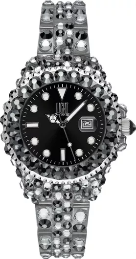 Γυναικείο Ρολόι Light Time με Μεταλλικό Μπρασελέ Ασημί