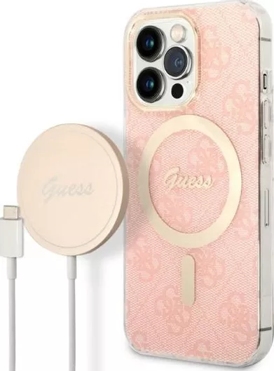 Θήκη Κινητού Guess Back Cover για Apple iPhone 13 Pro Πλαστικό Ροζ
