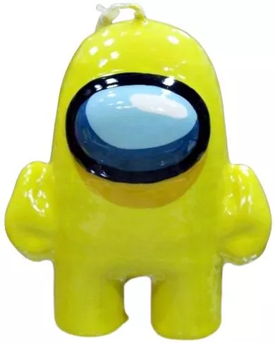 Πασχαλινή Λαμπάδα Gerakis 003320 Among Us 3D 11.8x9.5cm Κίτρινο