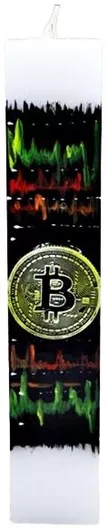 Πασχαλινή Λαμπάδα Gerakis 24Χ001 Bitcoin 25x4.5x2.5cm Πολύχρωμο