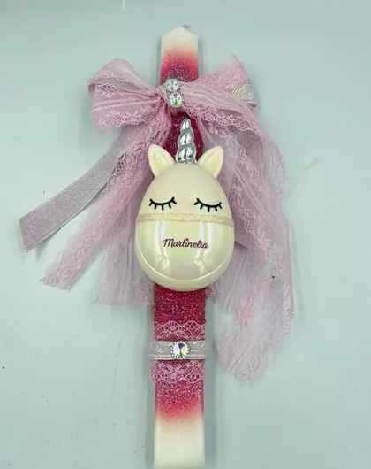 Πασχαλινή Λαμπάδα Martinelia Αρωματική Σετ με Χτένα Unicorn