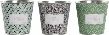 Διακοσμητικό Κερί DKD Home Decor S3027503 σε Βάζο Σετ 12τμχ