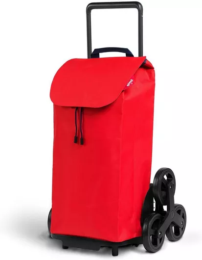 Καρότσι Λαικής Gimi S7908496 Υφασμάτινο 52L με 6 Ρόδες Κόκκινο