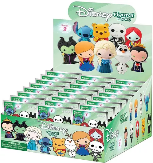 Μπρελόκ Monogram Σετ 24τμχ 3d Disney Series 2