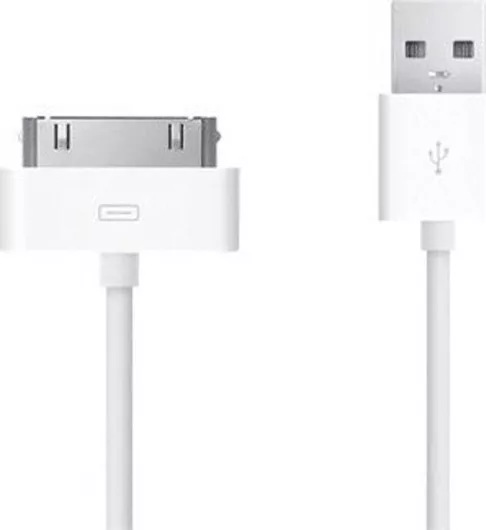 Καλώδιο 30-Pin 60680 Regular Συμβατό με Apple 1m Λευκό