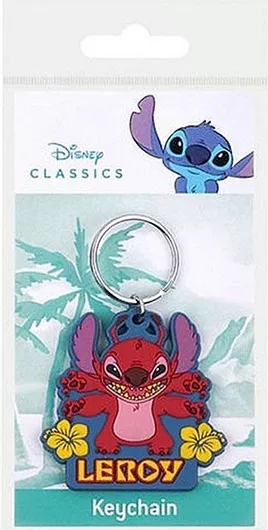 Μπρελόκ Pyramid International Lilo & Stitch Leroy Κόκκινο
